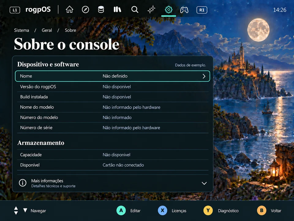 Sobre o console · 1024x768